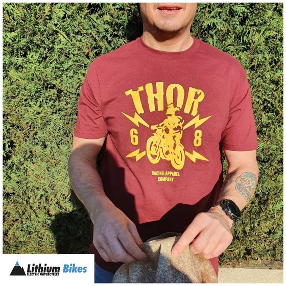 T-Shirt Thor Hallman - Bordeaux