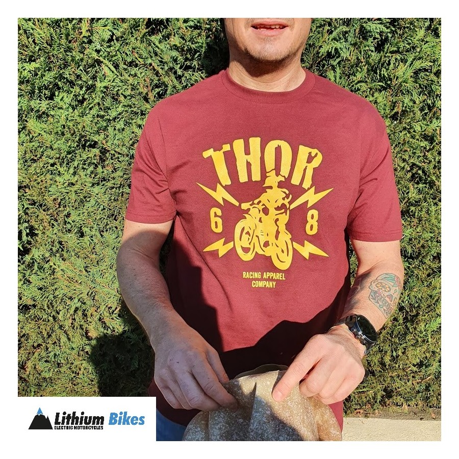 T-Shirt Thor Hallman - Bordeaux