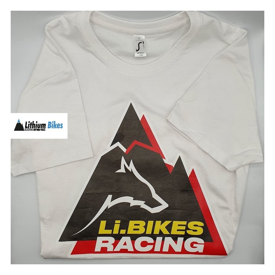 T-shirt - Lithium Bikes Racing - Blanc