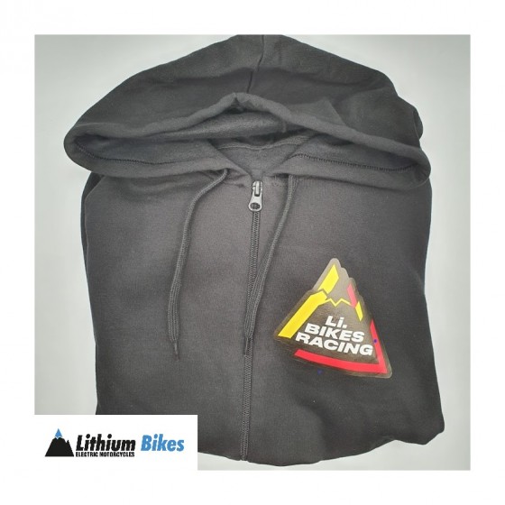 Sweat-Shirt - Lithium Bikes Racing - Noir